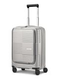 Redolz Essentials 17 2.0 4 wielen Cabinewagen 55 cm Laptopvak met uitbreidingsplooi - Harde bagage - TSA slot - light grey