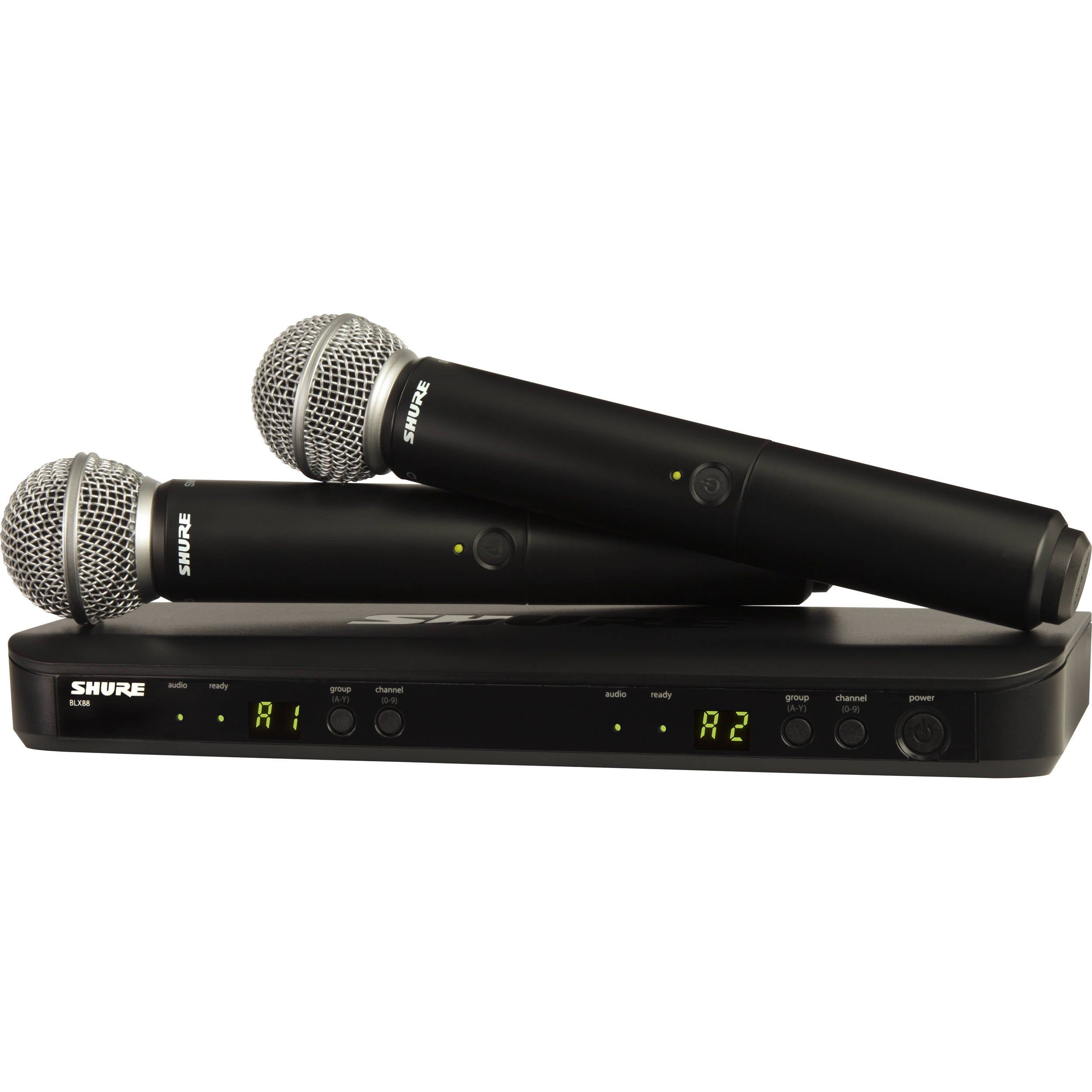 Shure BLX288E/SM58 Draadloos Handheld Systeem - K14 (614-638 MHz)