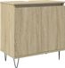 vidaXL Badkamerkast 58x33x60 cm bewerkt hout sonoma eikenkleurig