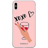 ERT GROUP mobiel telefoonhoesje voor Apple Iphone XS Max origineel en officieel erkend Babaco patroon XOXO 001 optimaal aangepast aan de vorm van de mobiele telefoon, hoesje is gemaakt van TPU