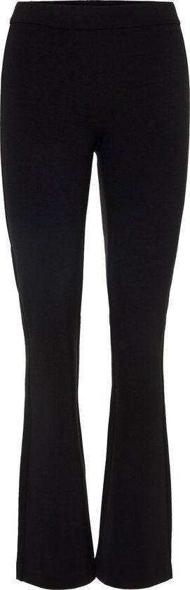 VERO MODA VMKAMMA Flared Jersey Broek - Zwart - Maat XS X L30
