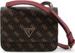 Guess Noelle Schoudertas Leer Bruin