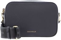 COCCINELLE Leren schoudertas Tebe Crossover Bag Stove blauwgrijs