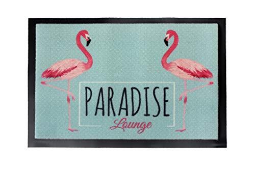 Pluizige schoonloopmat zacht - Puur & Zacht - Home hearts zilver 50 x 70 cm - Uitwasbaar keukentapijt voor binnen - Deurmat slijtvast - Tapijt