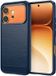 Techsuit Hoesje geschikt voor HONOR 600/600 Pro - Carbon Silicone Back Cover - Blauw