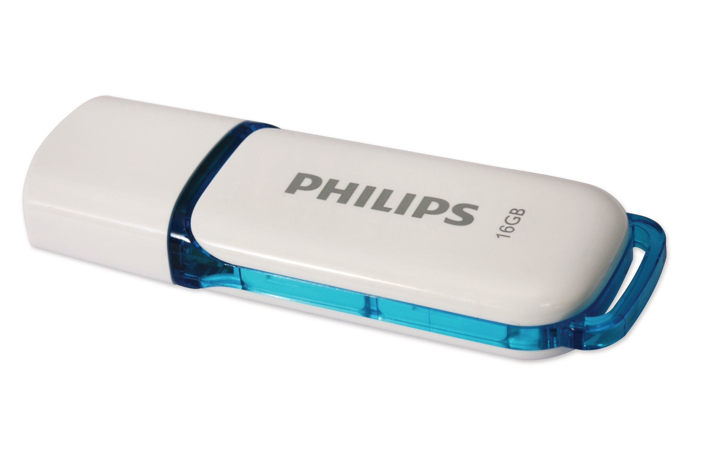 Philips USB Flash Drive - 16GB - USB 2.0 - Blue/Grey