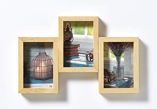 Walther Design SN315H Galerierahmen - 3x 10x15 cm - Rustic - Natur