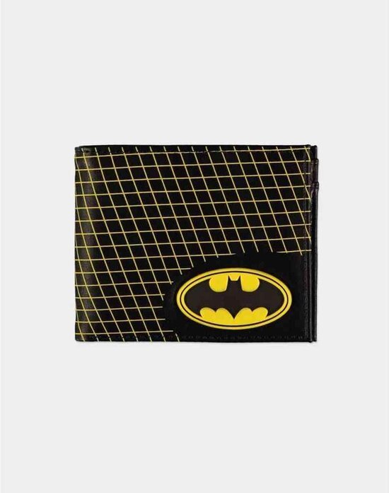 Difuzed Batman - Yellow Grid Bifold Wallet