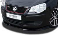 Voorspoiler RDX Racedesign Voorspoiler Vario-X passend voor Volkswagen Polo 9N2 2005-2009 incl. GTi (PU)