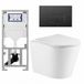 QeramiQ Dely Toiletset - Blanc mat