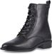 Tamaris Dames Laarzen - Zwart - Leer - Maat 40