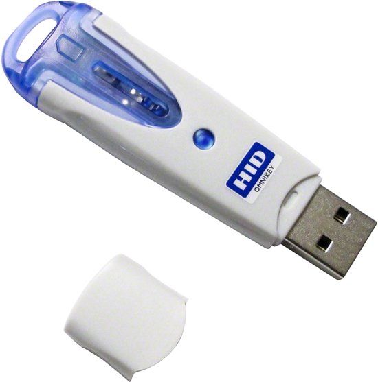 HID Identity OMNIKEY 6121 smart card reader USB 2.0 Blauw, Grijs