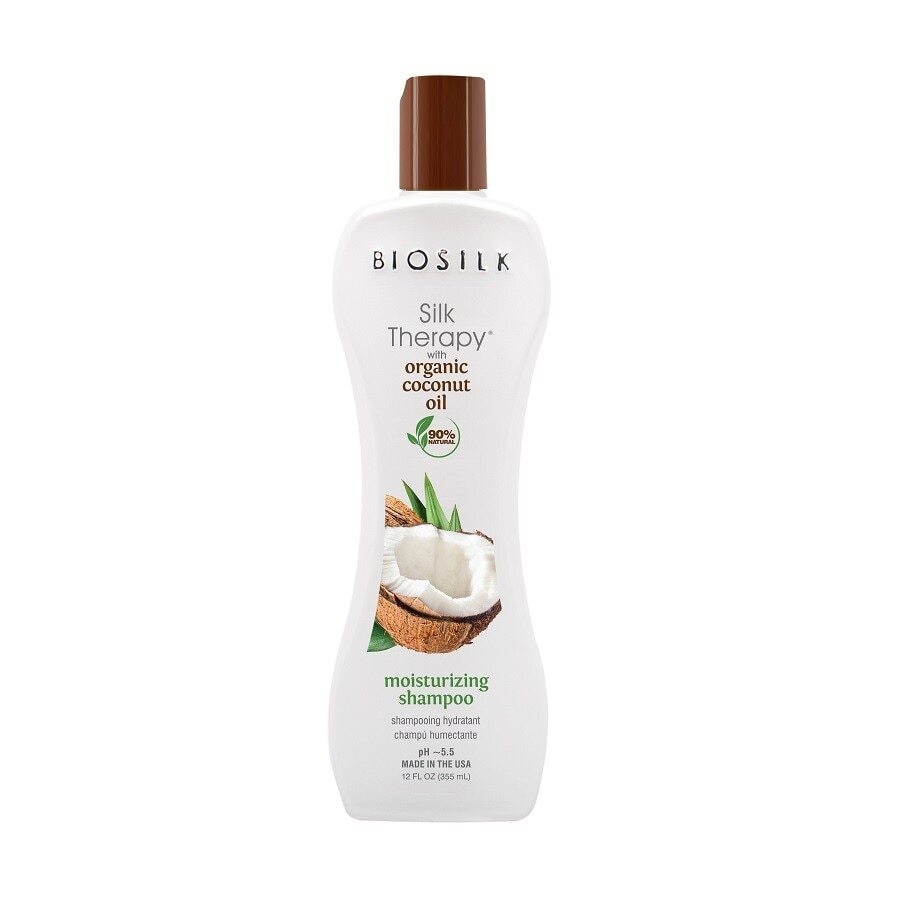 Biosilk Silk Therapy Coconut Oil Moisture Shampoo, 355ml