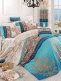 L'essentiel maison Dekbedovertrekset – Turquoise – Katoen (Ranforce)