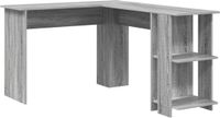 vidaXL Hoekbureau Grijs Sonoma Bewerkt Hout 140 x 113,5 x 75 cm