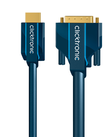 CLICKTRONIC 2m HDMI/DVI Adapter