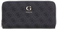 GUESS Coleen Logo Zip Around Wallet Coal Logo donkergrijs