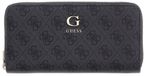 GUESS Coleen Logo Zip Around Wallet Coal Logo donkergrijs