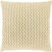 Unique Living Coussin décoratif Camille - Chenille - Beige - 45x45 cm