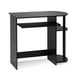 Furinno Computertafel/bureau, espresso/zwart, 80 x 73 x 40 cm