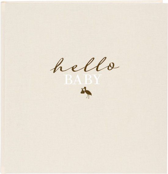 Goldbuch Hello Baby Fotoalbum - Beige - 30x31 cm - Plakalbum - 60 Pagina's
