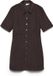 Vero Moda Vmdaiy 2/4 Hort Cord Dre Chocolate Torte Jurk Korte Mouw S Katoen Bruin
