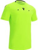 Macron Frisk Scheidsrechtersshirt Korte Mouw Heren - Fluogeel | Maat: XL