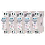 EATON 264746 PLG4-C16/1N - MODULAIRE SPANKER PH/N - Wit - Grijze Controller - 1P+N / 16 A - Curve C - Schroefaansluiting - 5 stroomonderbrekers