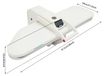 Appareil de repassage à vapeur - Appareil de défroissage de vêtements - 91 cm - 5 réglages pour différents tissus - Écran LCD - 1600 W - 220–240 V - Blanc