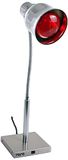 Saro infrarood warmhoudlamp - boven verwarming - professioneel horeca model - vrijstaand met RVS voet en verchroomde kap - 2 jaar garantie - model PLC 250