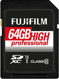 Fujifilm 64GB Class 10 SDXC UHS-I 60MBs