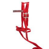 PFIFF 103126 Lotty Bridon voor speelpaarden en houtpaarden, speelpaarden, eenheidsmaat, rood