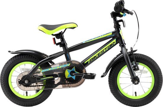 Bikestar Urban Jungle Kinderfiets - 12 inch - Zwart