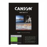 Canson Infinity Somerset Enhanced Velvet White, Digitaal Fotopapier, zachte korrel, 225, 83, Doos, A4-21 x 29,7 cm, Karton, Bedrukt, Wit, 25 Vellen