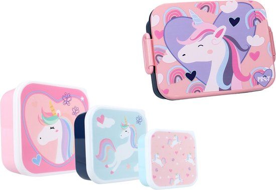 4KidsOnly Textiel Trade BV Pret 3 in 1 Snackbox & Lunchbox