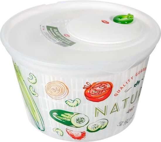 Snips Slacentrifuge 4 L vintage - Groen/Wit/Transparant