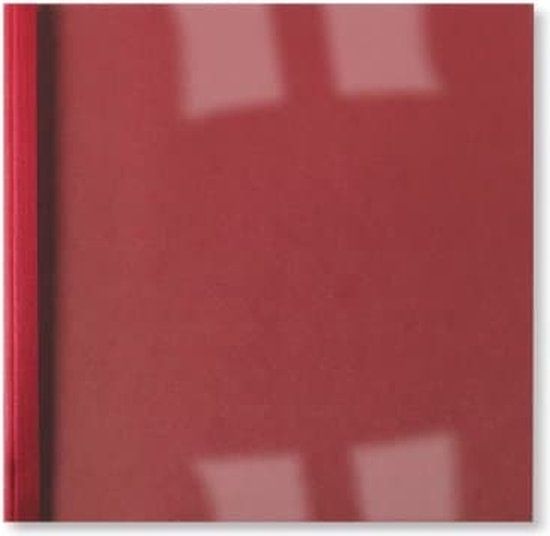 GBC LinenWeave ThermaBind Bindomslagen 3mm Rood (100)