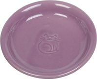 Nobby stenen voerschotel - kat - lila - 14 cm