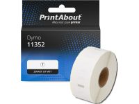Molabel Dymo 11352 étiquettes 25x54mm permanent 1 rouleau