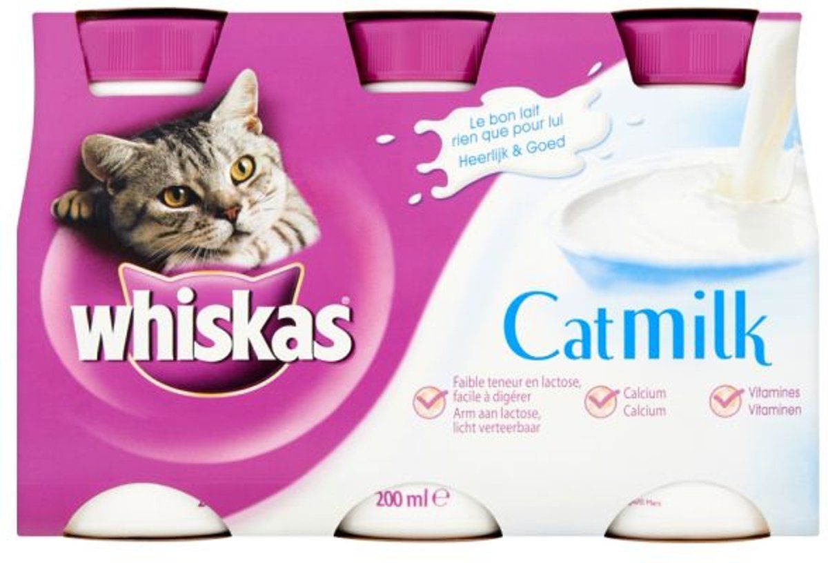 Whiskas Catmilk Flesje - 5 x (3 x 200 ml)