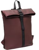 New Rebels Mart Los Angeles Metallic Burgundy 7L Rolltop Rugzak Waterafstotend Mini Rugtas