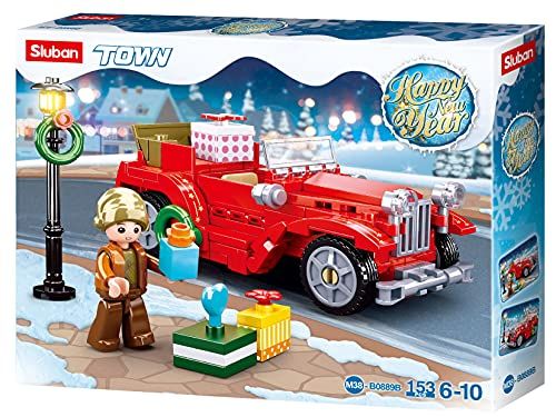 Sluban - Town-New Year Serie Car, M38-B0889B, meerkleurig