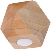 Sollux Lighting Plafondlamp Woody - GU10 - Natuurlijk Hout