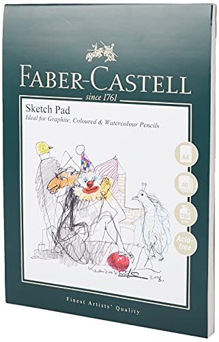 Faber-Castell Art & Graphic Schetsblok, A4 160 g/m2 Blok Met 40 Vellen