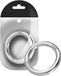 Roestvrij Black Label Ronde Cockring RVS 6 mm breed 55 mm