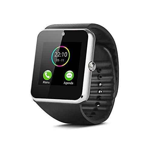 SHOP-STORY - Smartwatch Connected Watch Compatible Iphone - Zilveren versie