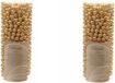 Decoris kralenslingers - 3x stuks - goud - 10 meter - kunststof - glans - kerstslingers