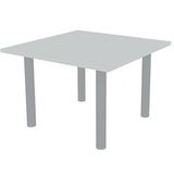 Quadrifoglio Vergadertafel met vierkant blad 110x110 cm