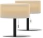 Calex Lampe de table rechargeable Cascia - 2 pièces - Sans fil - Dimmable - Lumière blanc chaud et RVB - Étanche - 24cm