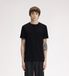 Fred Perry M1588 T-shirt met dubbele streep marineblauw (S)